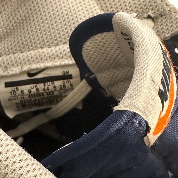 Vintage Nike Air Flat Top Sneakers Athletic Sports Shoes - Picture 4 of 8